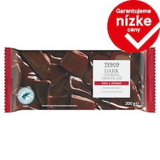Tesco Horká čokoláda na varenie 200 g