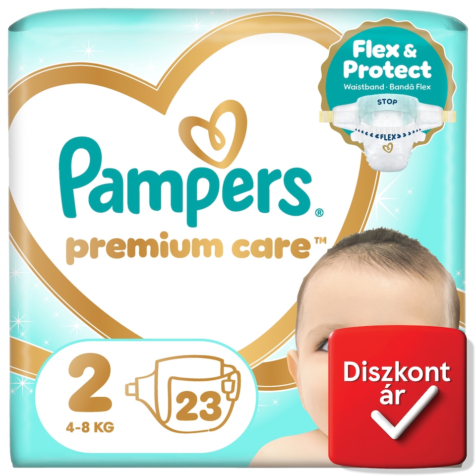 image 1 of Pampers Premium Care Size 2, 23 Nappies, 4kg-8kg
