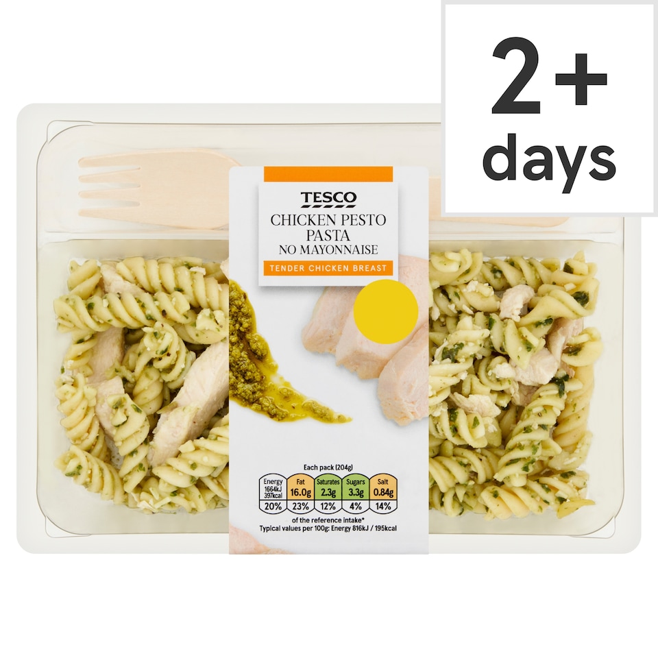 Tesco Chicken Pesto Pasta 204g