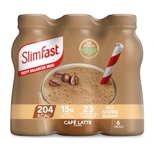 SlimFast Meal Replacement Shake - Café Latte 6 x 325ml