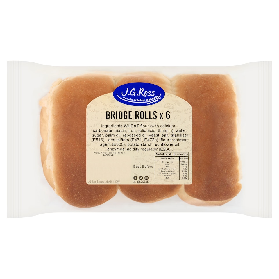 J.G. Ross Bridge Rolls 6 Pack