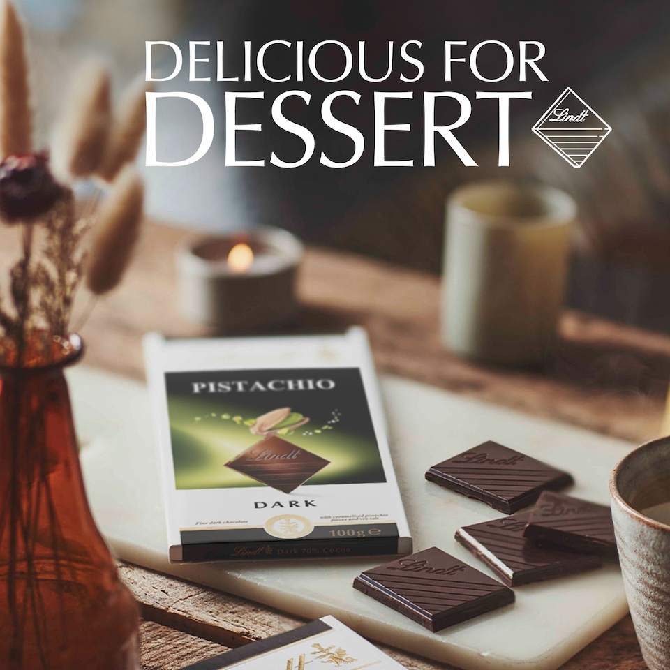 image 1 of Lindt Excellence Pistachio 100g