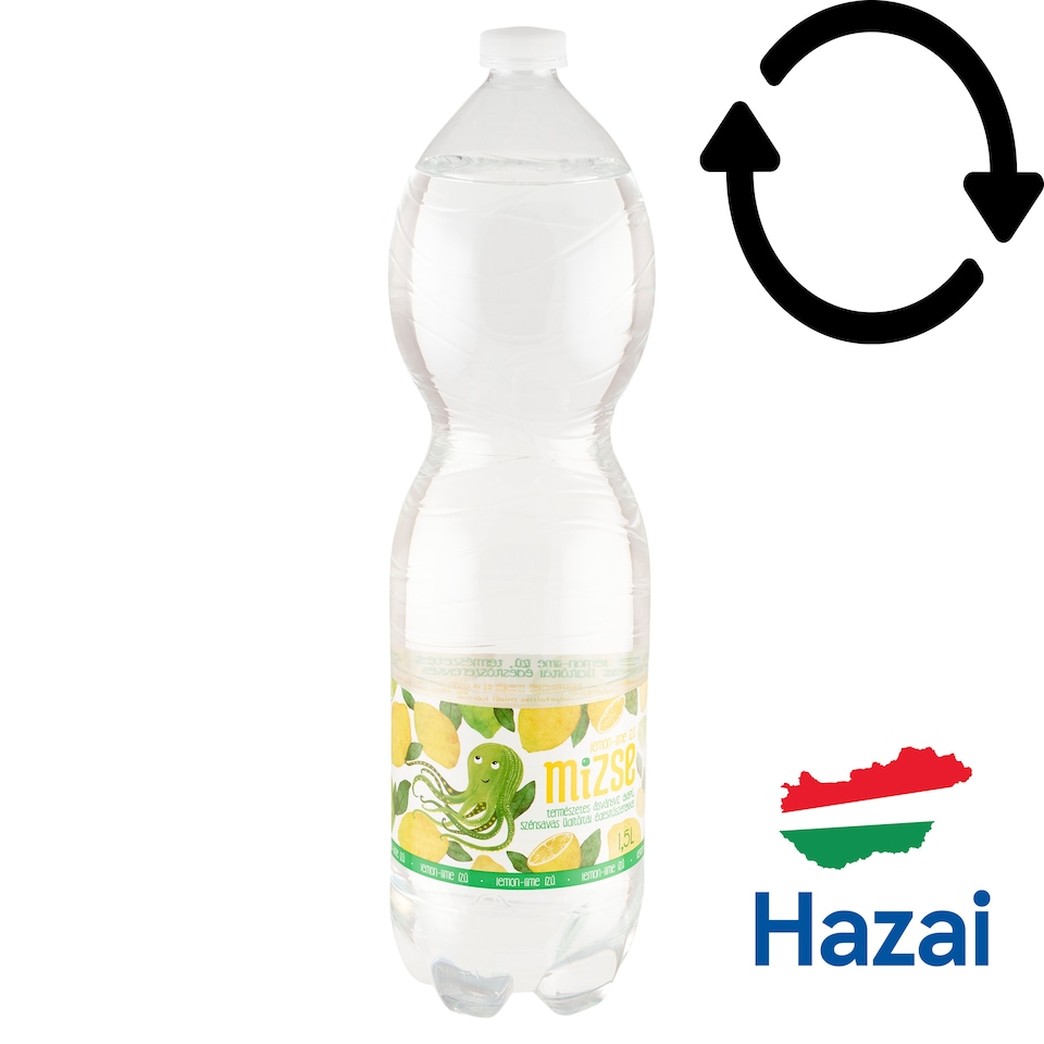 Mizse lemon-lime ízű természetes ásványvíz alapú, szénsavas üdítőital édesítőszerekkel 1,5 l