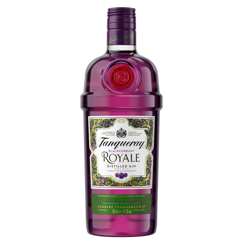 image 1 of Tanqueray Blackcurrant Royale Gin Bottle 41.3% Vol 70cl