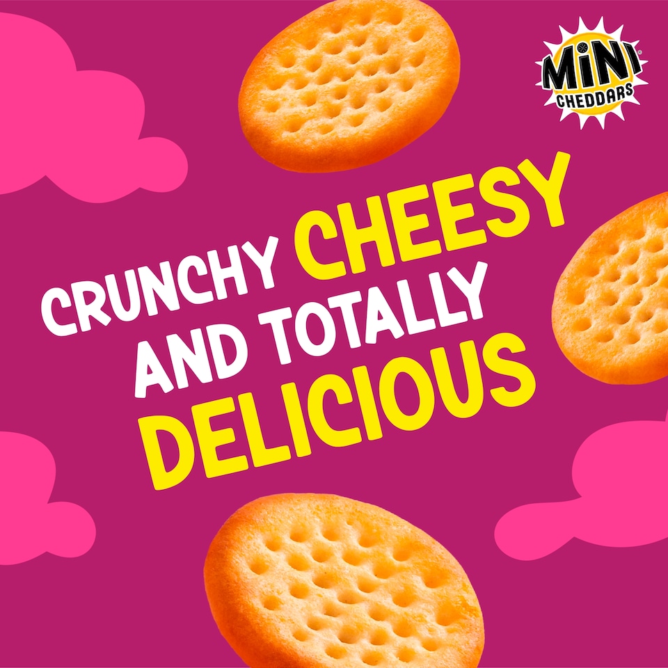 image 1 of Jacob's Mini Cheddars Cheese & Red Onion Flavour 6 Pack 138g