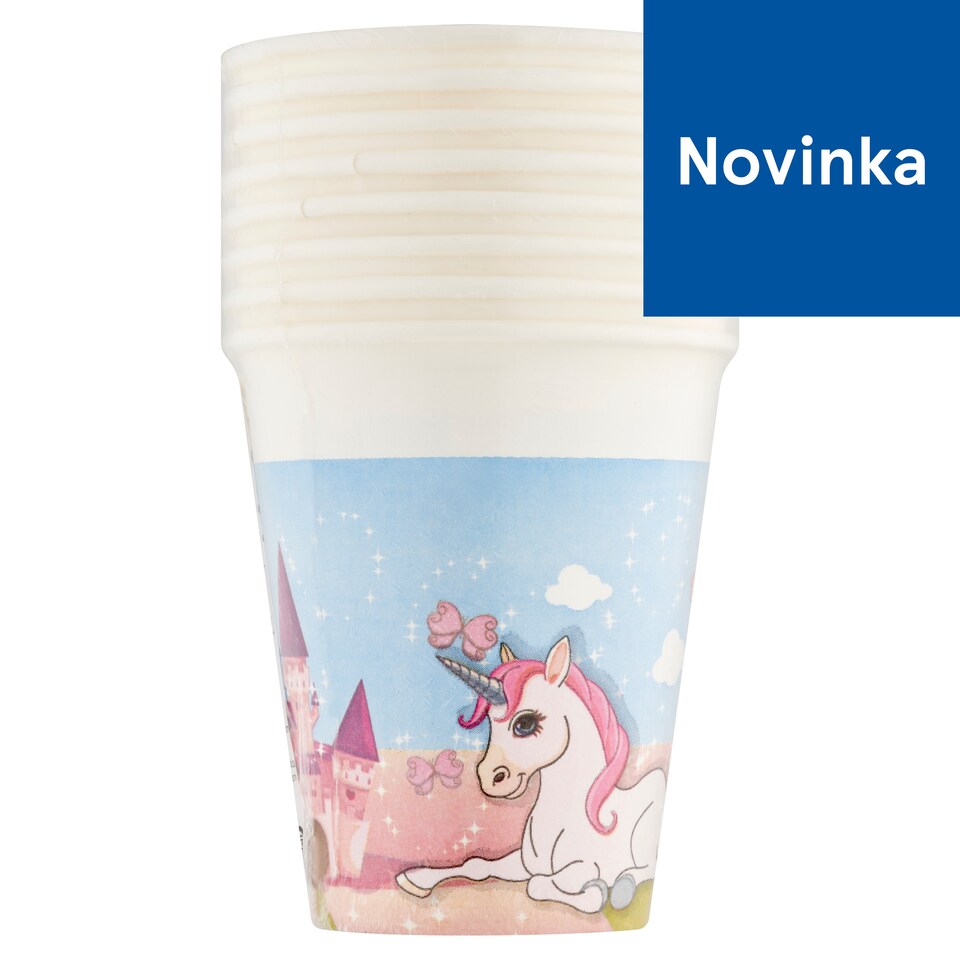 Decorata Party Unicorn papierový pohár 200 ml 8 ks