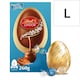 image 1 of Lindt Lindor Milk Chocolate Egg with Salted Caramel Truffles 260g 