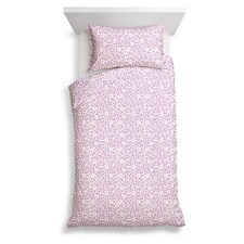 Tesco Lilac Floral Duvet Set Single
