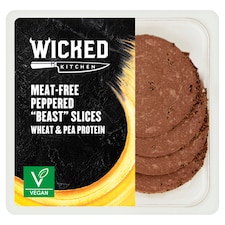 Wicked Kitchen Meat Free Peppered Beast Slice 125G