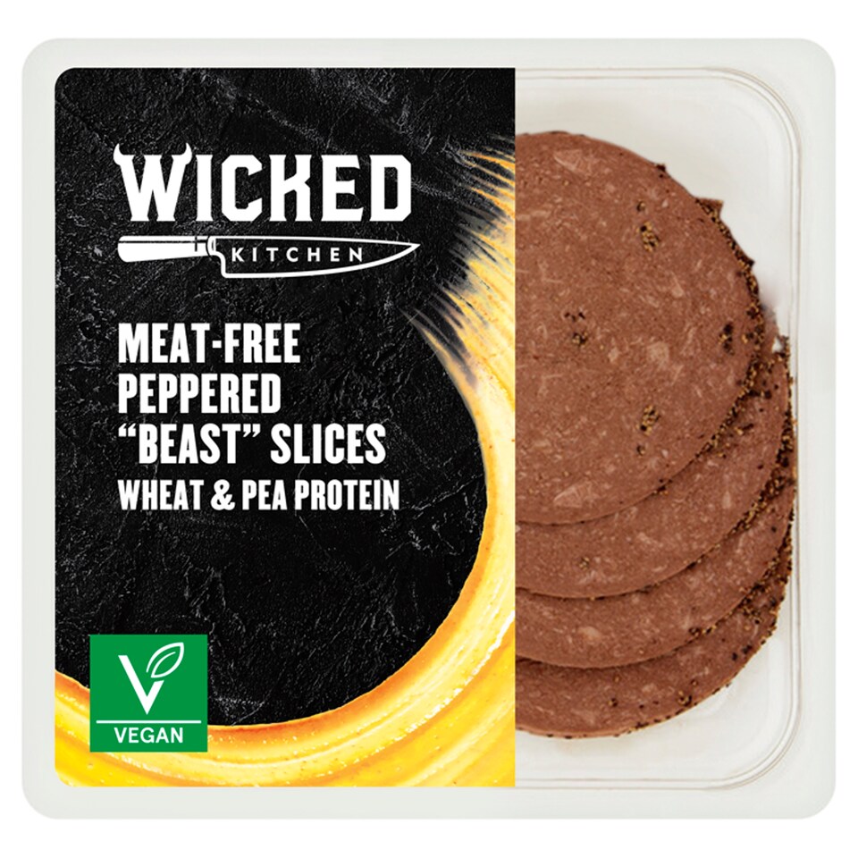 Wicked Kitchen Meat Free Peppered Beast Slice 125G