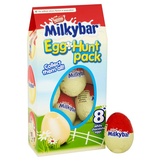 Nestle Milky Bar Easter Egg Hunt 120G Tesco Groceries