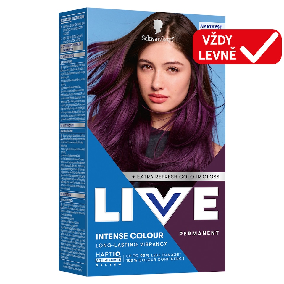 Schwarzkopf Live Intense Colour Permanent barva na vlasy U69 ametystově fialová