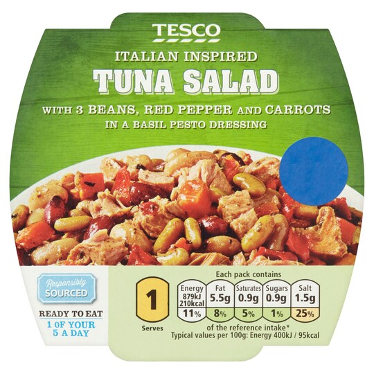 Tesco Tuna Salad Italian Inspired 220G Tesco Groceries