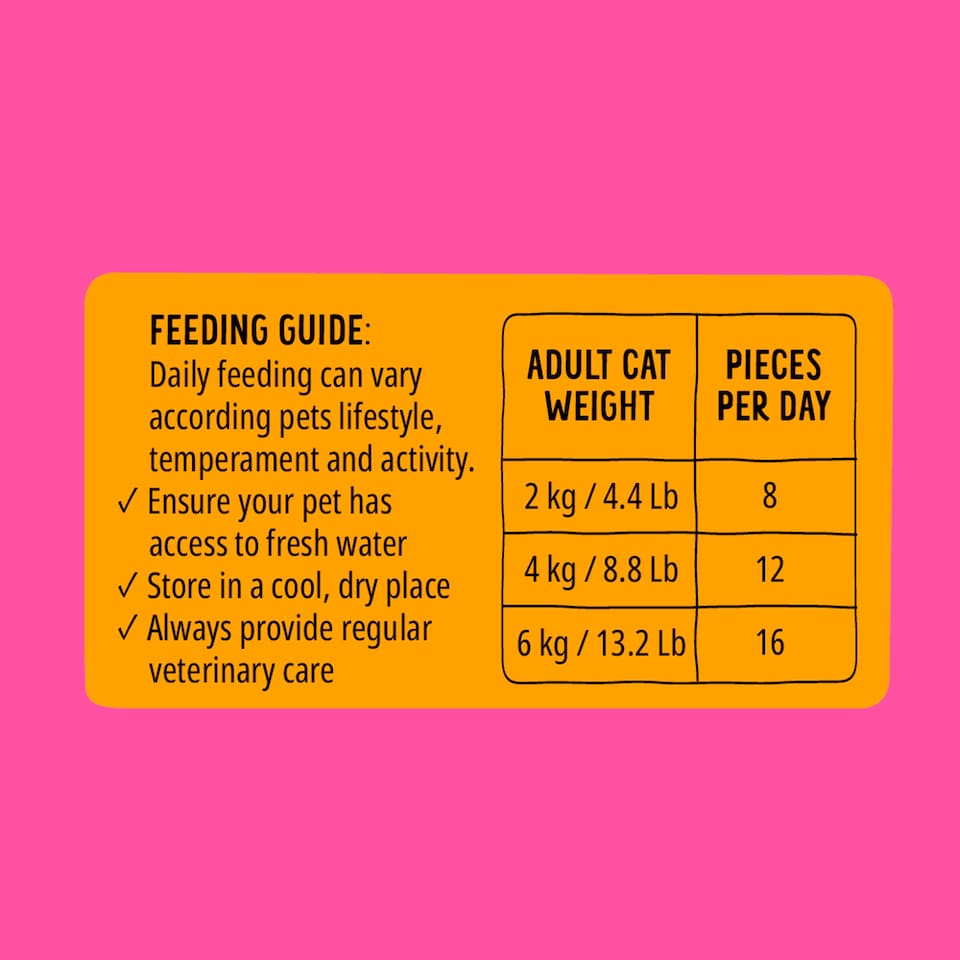 image 1 of Bonkers Cat Treats - Paw Lickin' Chicken Flavour 60g