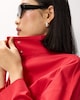 image 2 of F&F Pure Cotton Funnel Neck Track Jacket in Red
