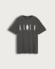 image 2 of F&F Pure Cotton Relaxed Fit Alien Slogan T-Shirt in Grey