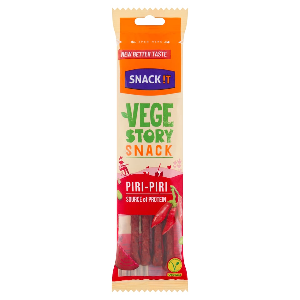Obrázek 1 pro produkt Snack !t Rostlinný výrobek piri-piri 90g