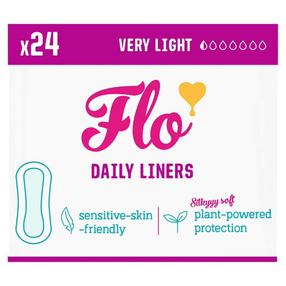 image 1 of Flo Wrapped & Ultra Thin Bamboo Liners 24 Pack