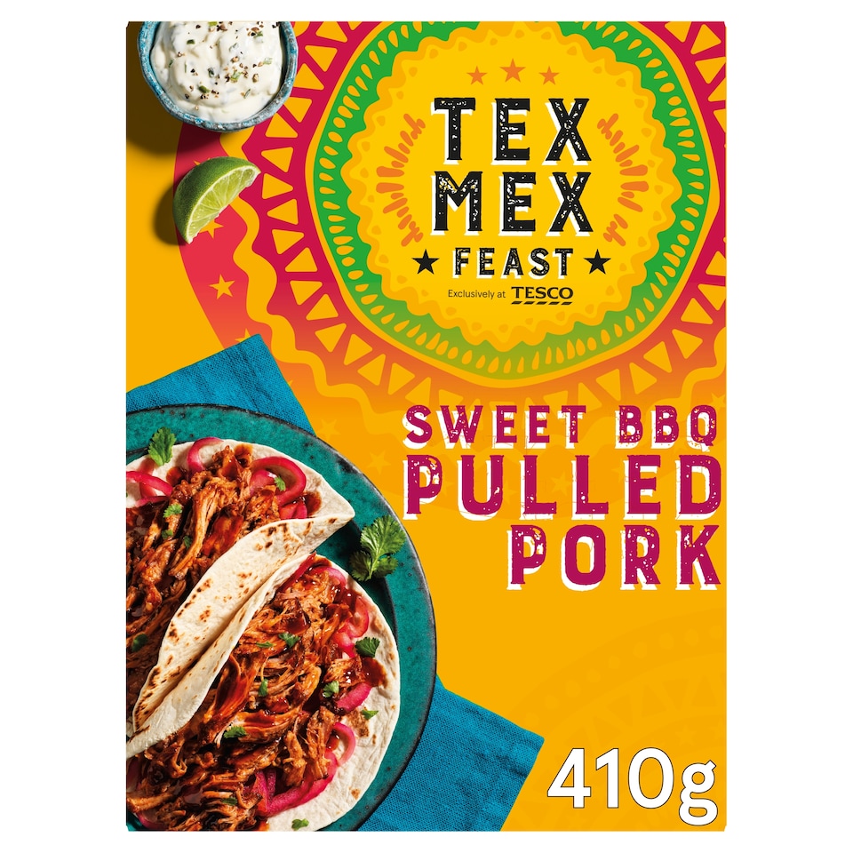 Tex Mex Feast Sweet BBQ Pulled Pork 410g