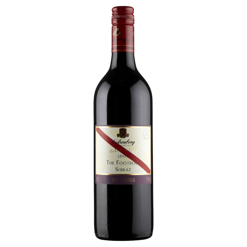 D'arenberg The Footbolt Shiraz 2017 75Cl