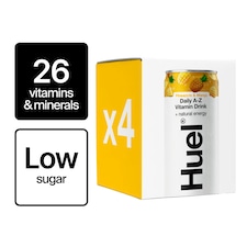 Huel Daily A-Z Pineapple & Mango Sparkling Multivitamin Energy Drink 4 x 330ml