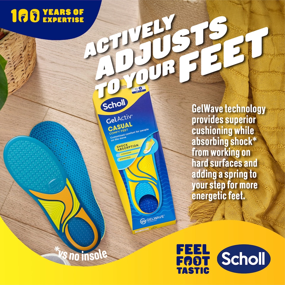 image 1 of Scholl Gel Activ Insole for Men - Regular Pack