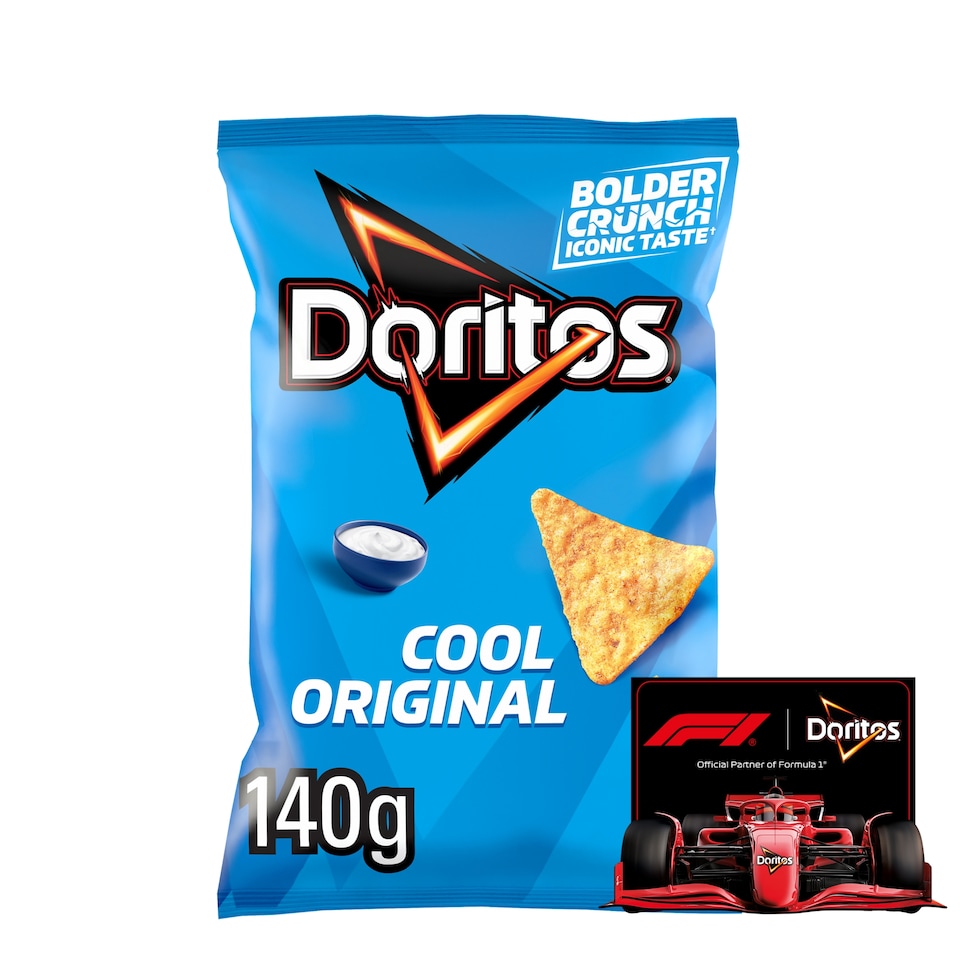 image 1 of Doritos Tortilla Chips Cool Original Sharing Bag Crisps 140g