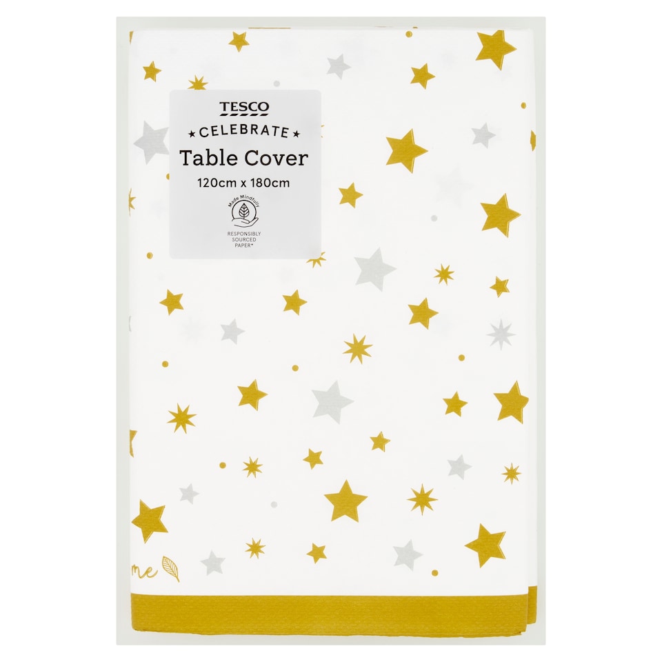 Tesco Party Time Table Cover 180X120cm