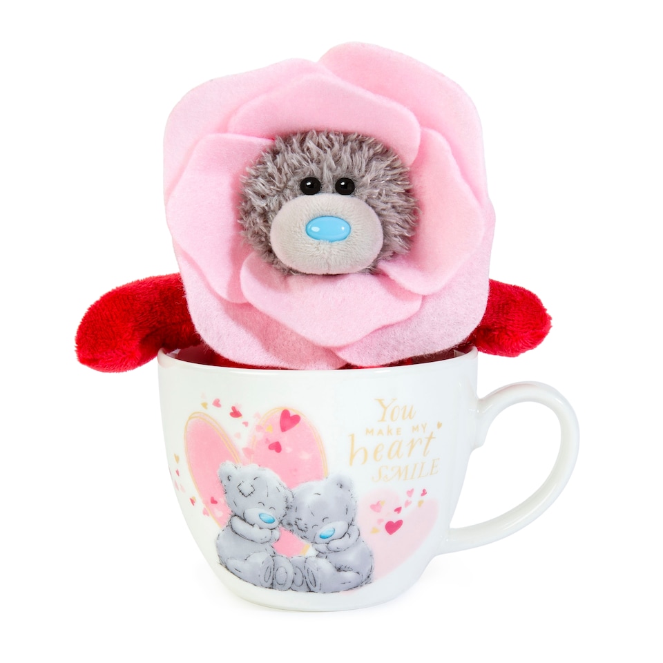 image 1 of Me To You Valentines Rose Plush & Mug