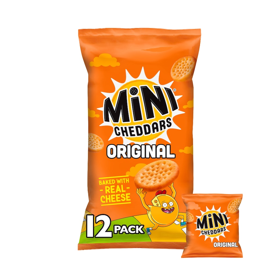 image 1 of Jacob's Mini Cheddars Original Multipack Snacks 12x23g
