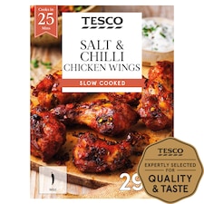 Tesco Salt & Chilli Chicken Wings 295G