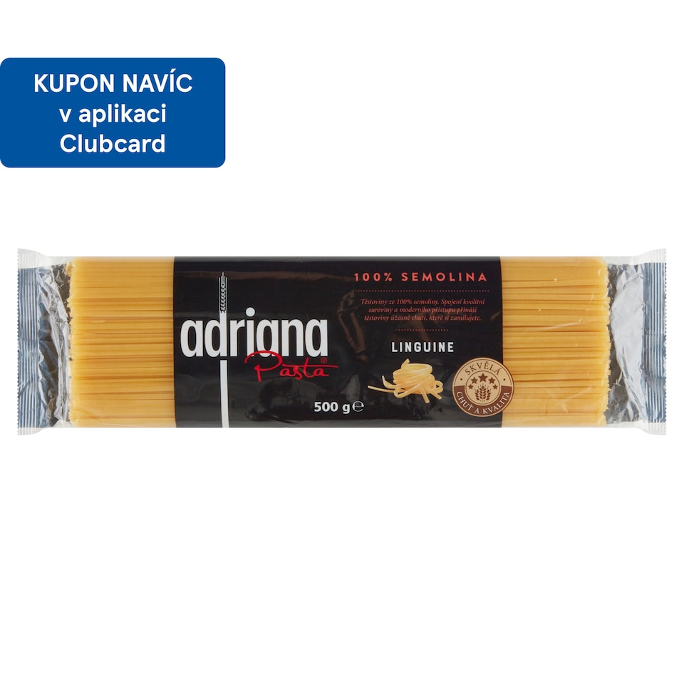 Obrázek 1 pro produkt Adriana Pasta Linguine těstoviny semolinové sušené 500g