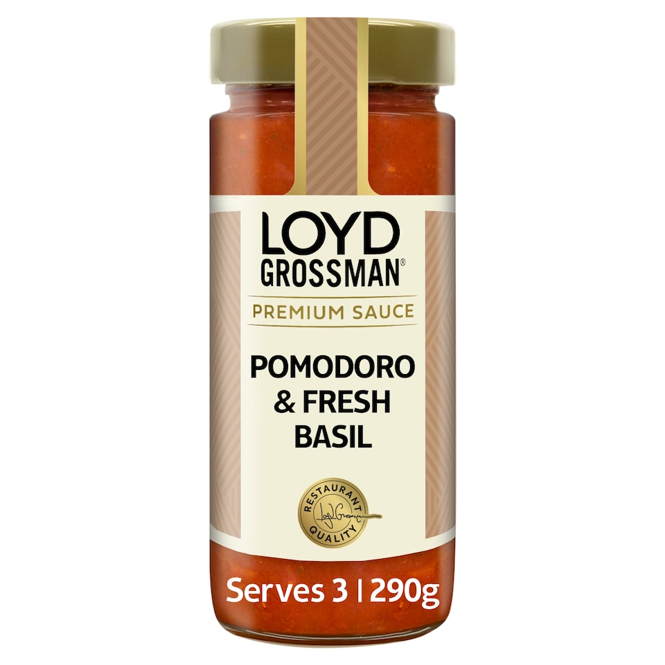 image 1 of Loyd Grossman Pomodoro & Fresh Basil Pasta Sauce 290g