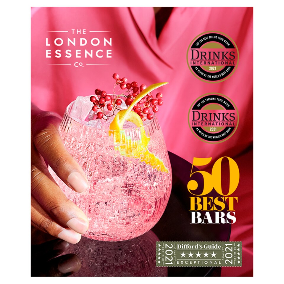 image 1 of London Essence Original Indian Tonic Water Cans 12x150ml
