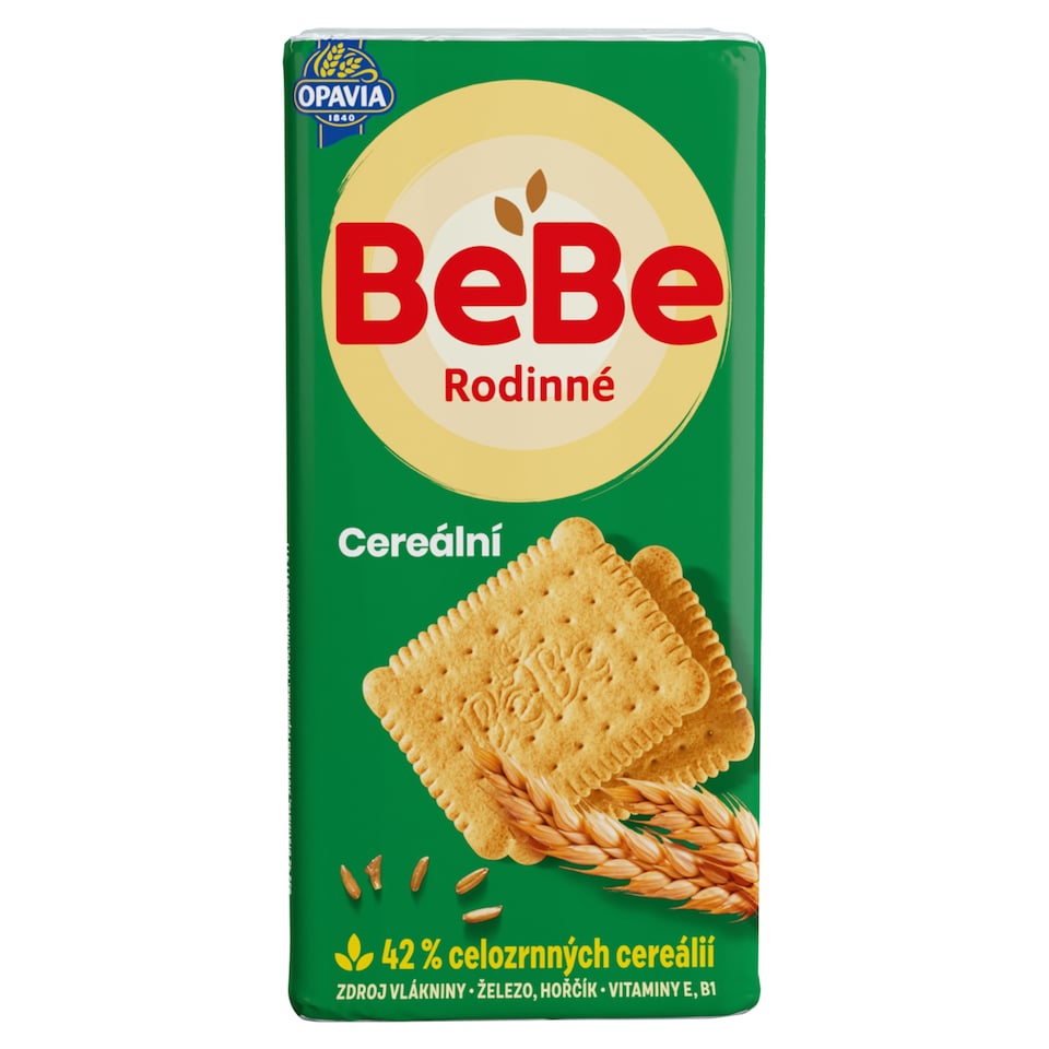 Opavia sušenky BeBe Rodinné cereální 130g