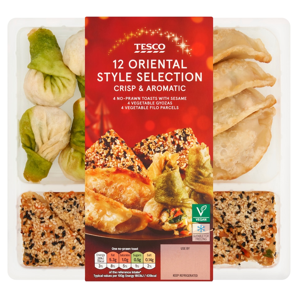 Tesco Plant Chef 12 Oriental Style Selection Pack 220G