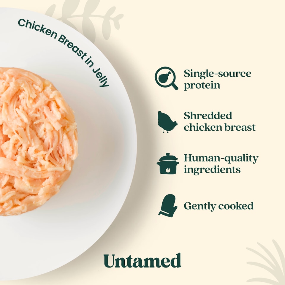 image 1 of Untamed Chicken Breast In Jelly Food 75G 