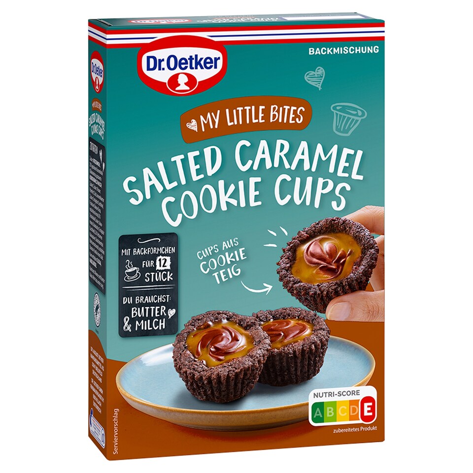 Dr. Oetker My Little Bites Salted Caramel Cookie Cups 240g