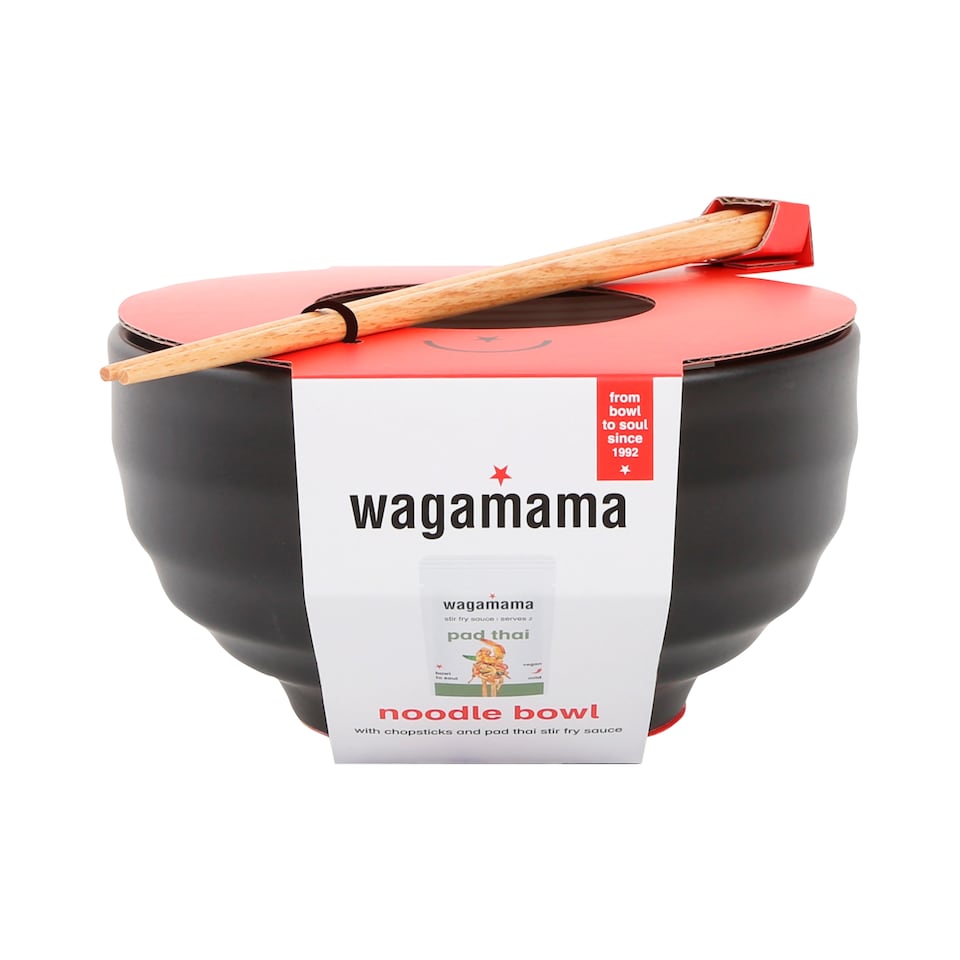 image 1 of Wagamama Noodle Bowl With Chopsticks & Pad Thai Sauce