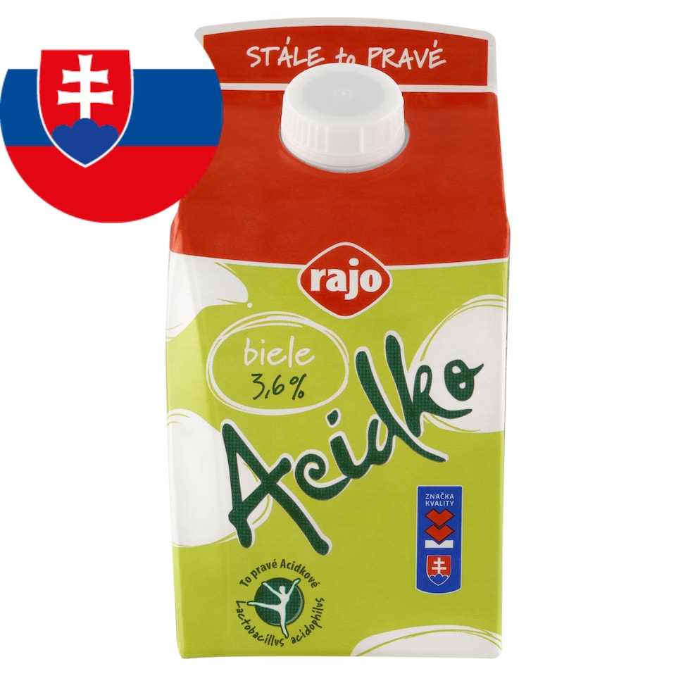 obrázok 1 z Rajo Acidko Biele 3,6% 450 g