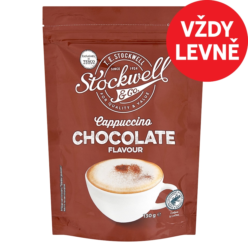 Stockwell & Co. Cappuccino Chocolate Flavour 130g