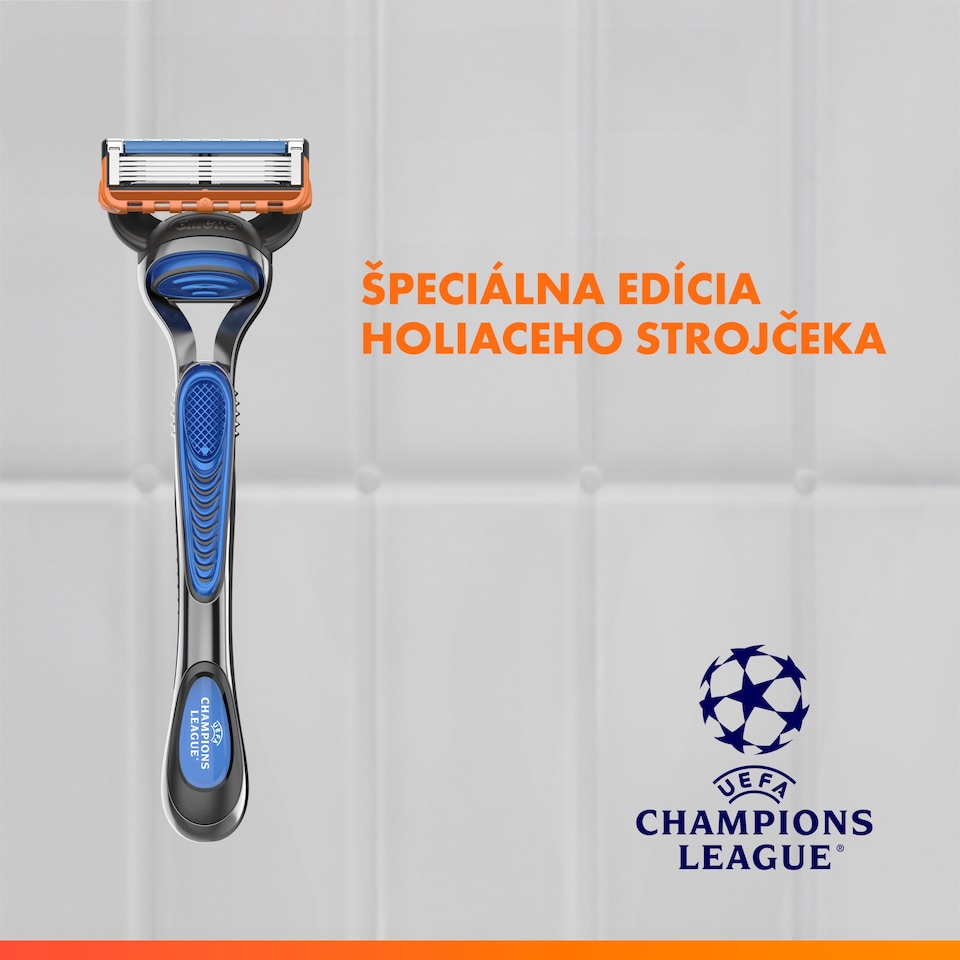obrázok 1 z UEFA Champions League Special Edition Gillette Fusion5 Holiaci Strojček, 4 Náhradné Hlavice