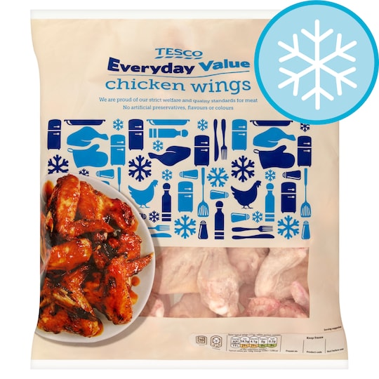 Tesco Everyday Value Chicken Wings 1.5 Kilograms Tesco Groceries