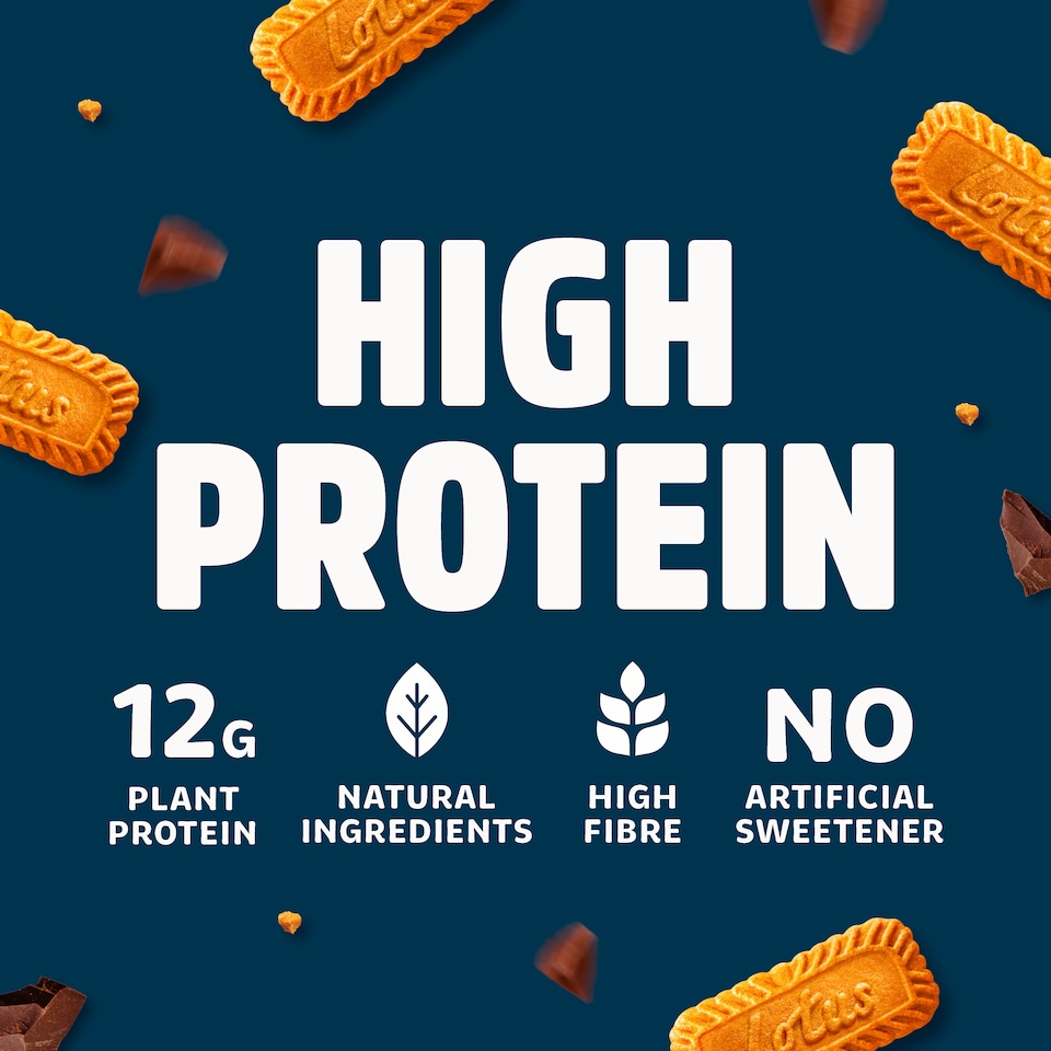 image 1 of Trek High Protein Lotus Biscoff 3X44g