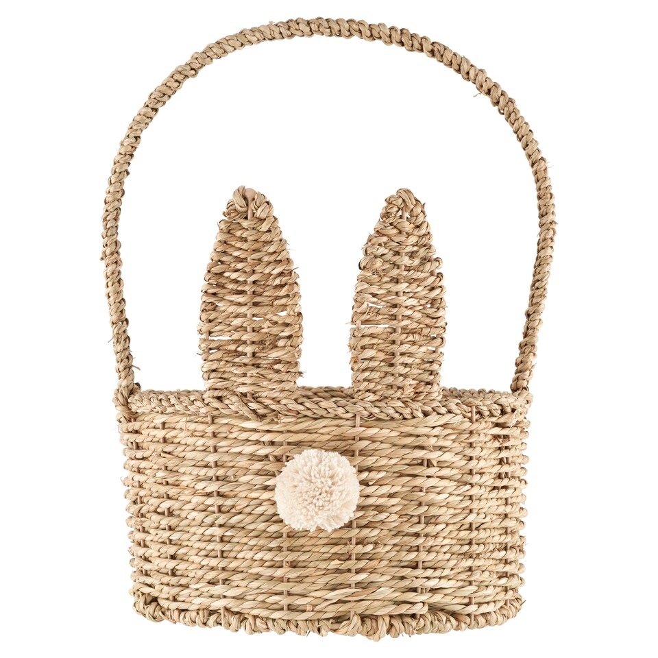 Easter Bunny Basket Natural 24 cm
