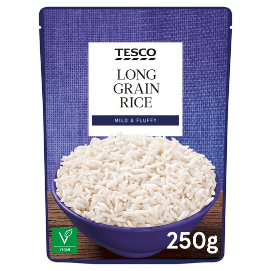 Tesco Microwave Basmati Rice 250g Tesco Groceries