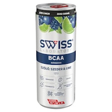 Swiss Laboratory Carbonated Alcohol-Free Grape, Blackberry & Lime Flavour BCAA Vitamin Drink 250 ml 