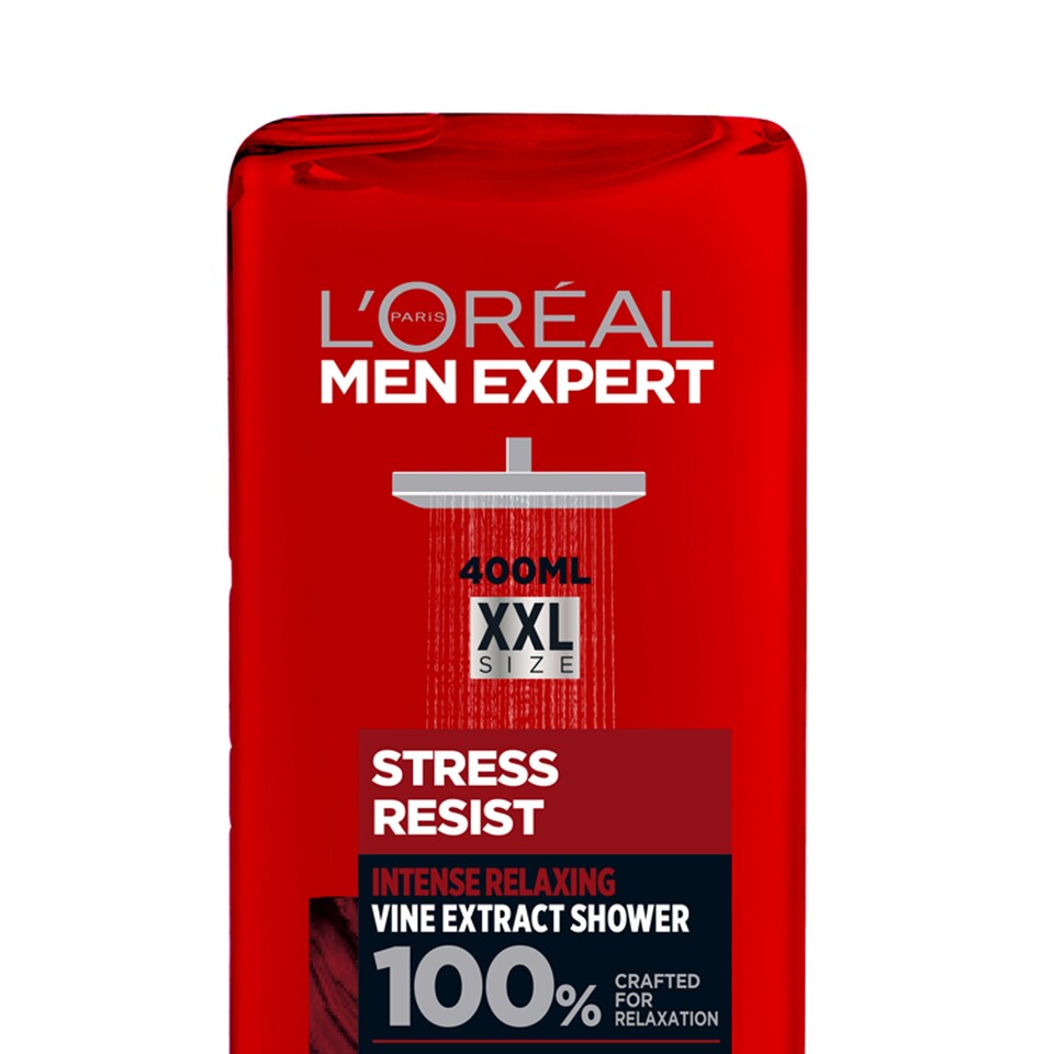 image 1 of L'Oreal Men Expert Stress Resist Shower Gel 400Ml