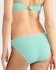 image 4 of F&F Crinkle Textured High Leg Bikini Bottoms in Mint