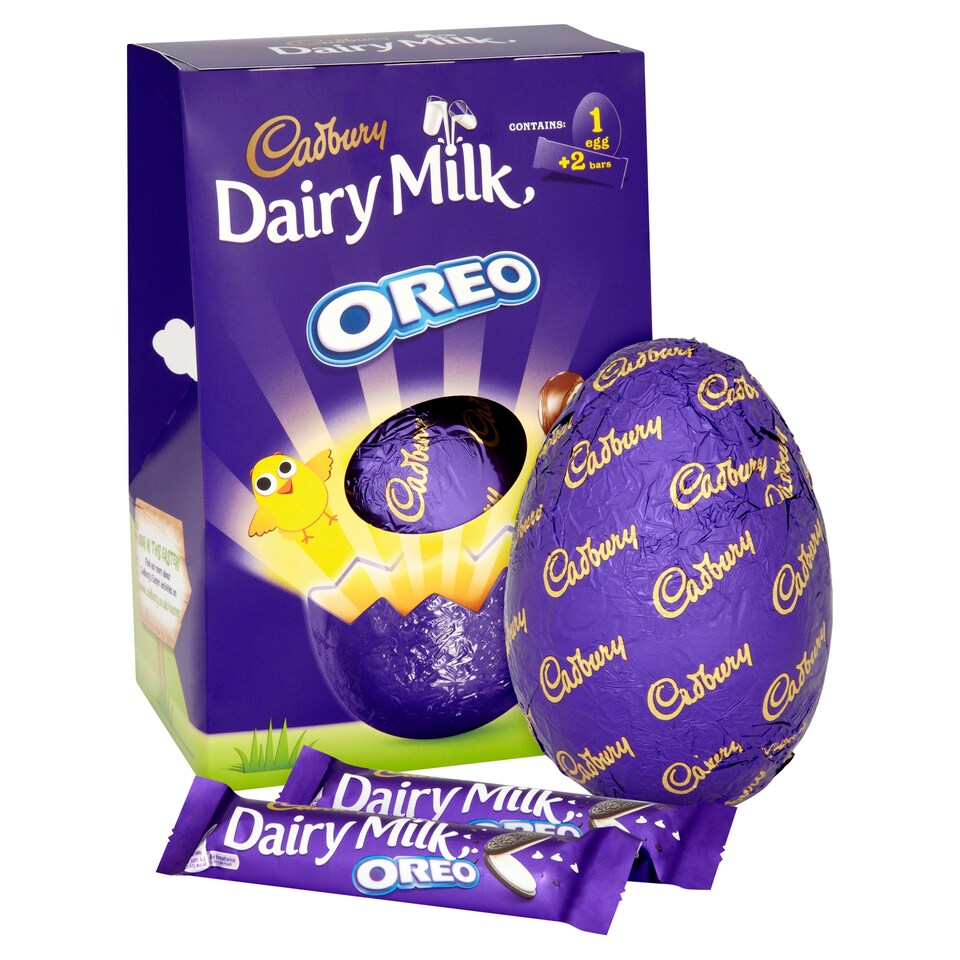 image 1 of Cadbury Dairy Milk Oreo Large Easter Egg 278G